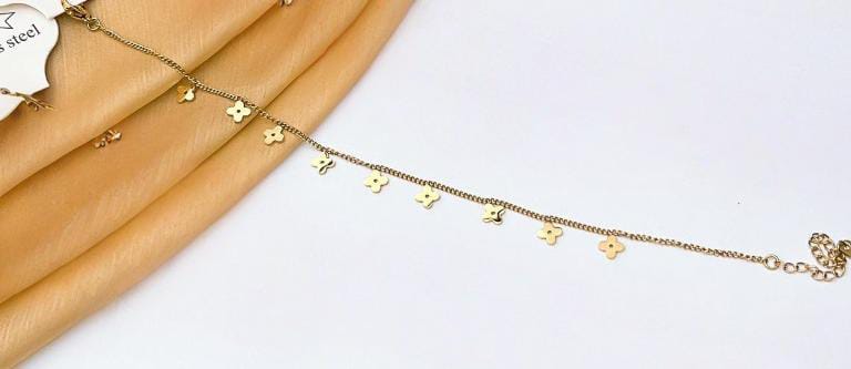 Stainless steel Anklet + bracelet