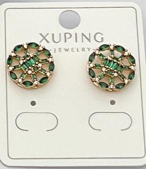 Round stud earrings